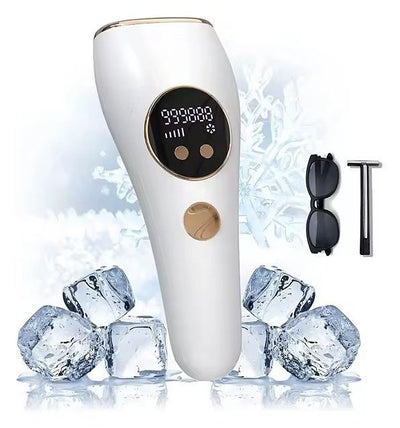 Ice Cold IPL Hair Removal Device (990K Flashes): Painless, Permanent Hair Reduction