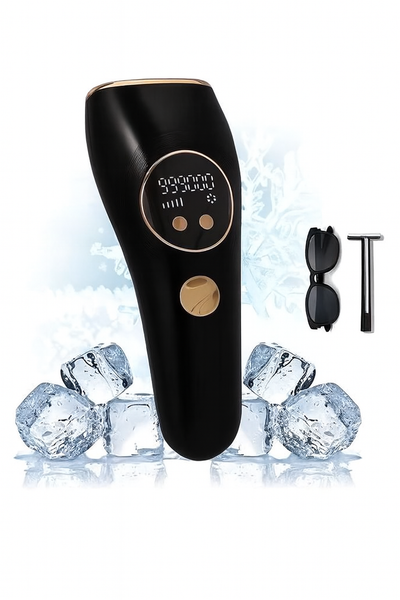 Ice Cold IPL Hair Removal Device (990K Flashes): Painless, Permanent Hair Reduction