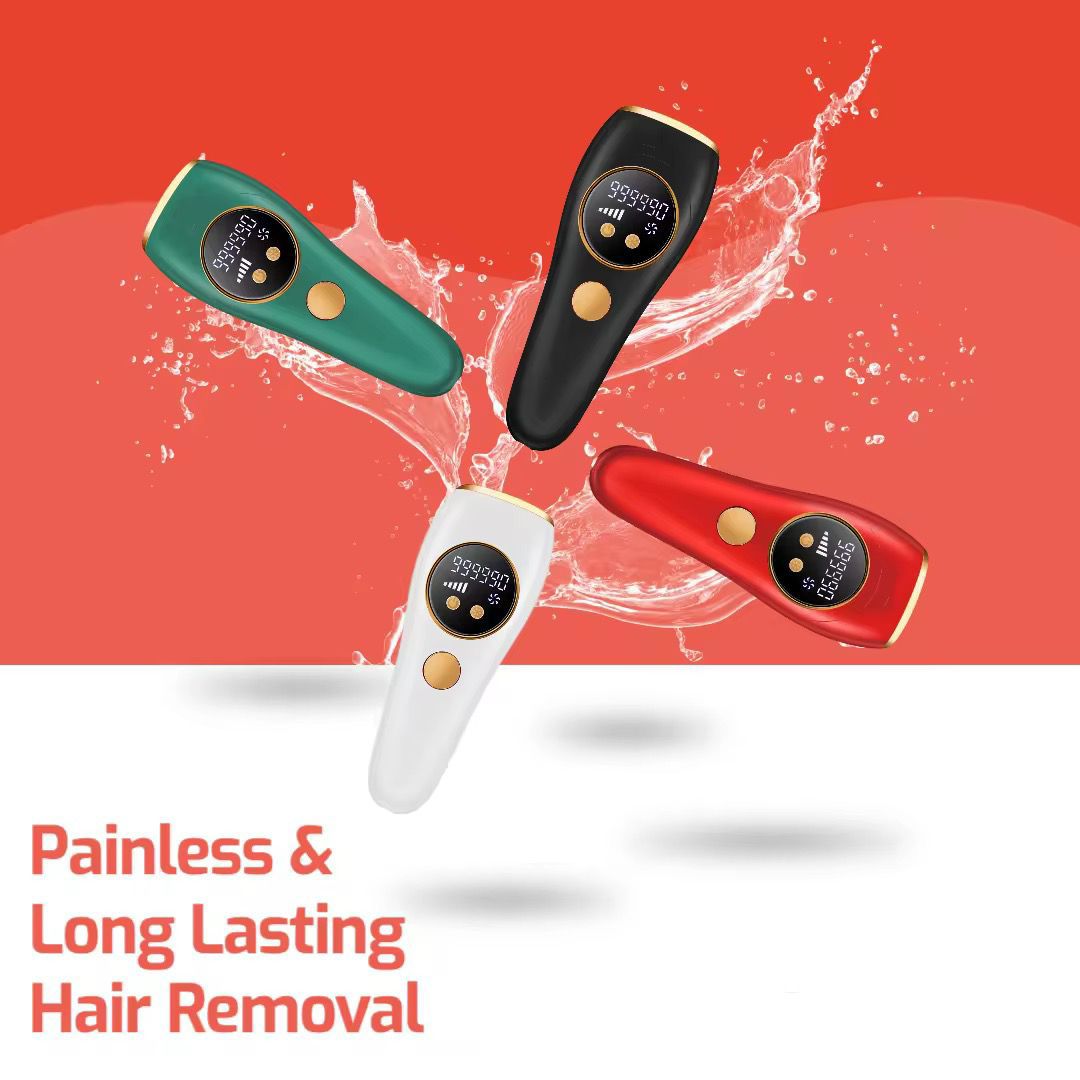 Ice Cold IPL Hair Removal Device (990K Flashes): Painless, Permanent Hair Reduction