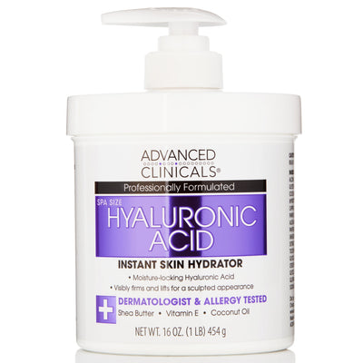 Advanced Clinicals Hyaluronic Acid Hydrator (Spa Size) Original