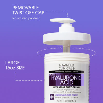 Advanced Clinicals Hyaluronic Acid Hydrator (Spa Size) Original