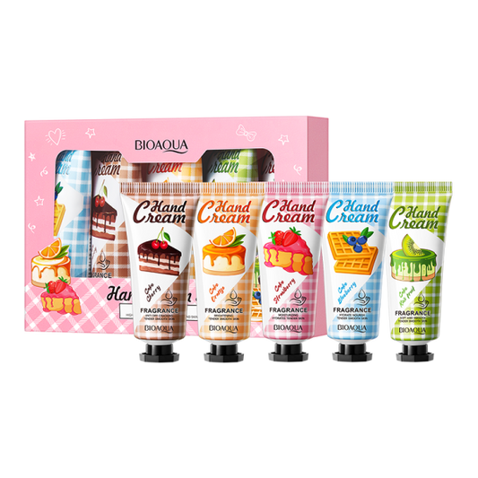 BIOAQUA Pack of 5 Plant Extract Moisturizing Hand Cream-Hand Moisturizers - Sahara Nest