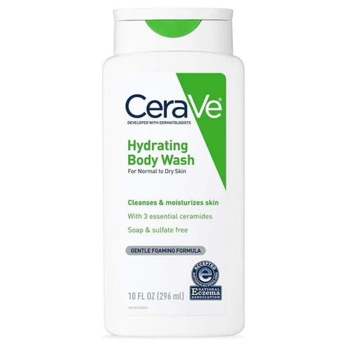 CeraVe Daily Hydrating Body Wash (88ml): Lightweight Cleanse & Deep Moisture
