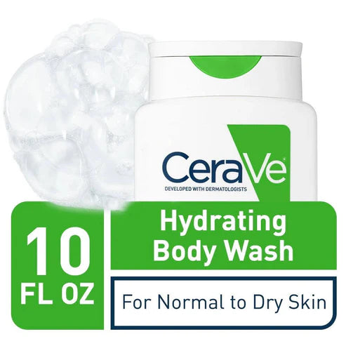 CeraVe Daily Hydrating Body Wash (88ml): Lightweight Cleanse & Deep Moisture
