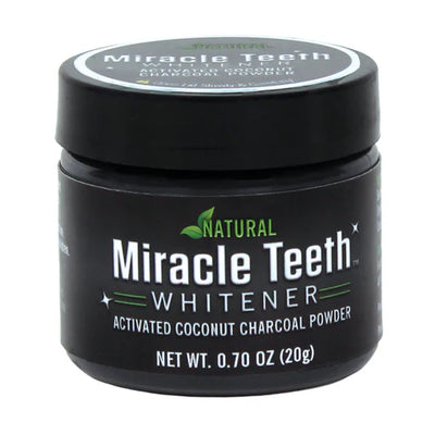 Miracle Teeth Whitener: Natural Charcoal Formula for a Radiant Smile